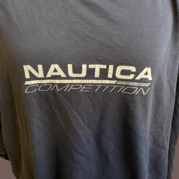 Nautica Competition Tee | Long Sleeve Blue | Size XL | Vintage - Picture 5 of 5